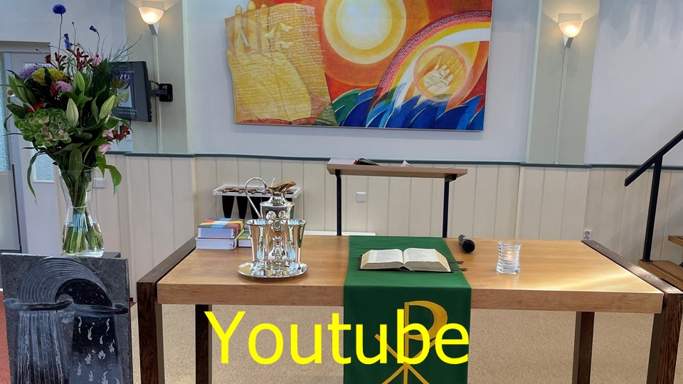Live beeld kerkdienst YouTube
